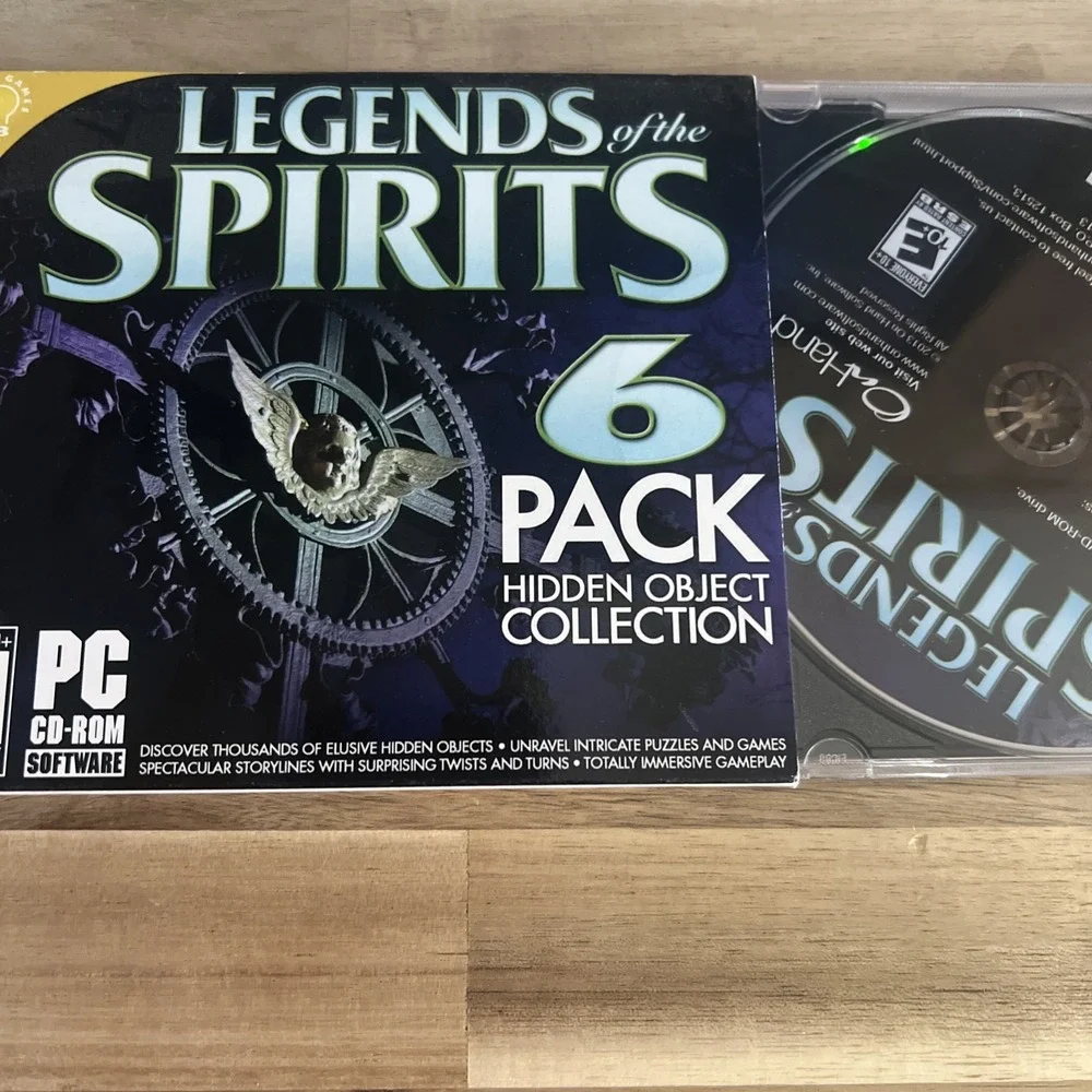On Hand Legends of the Spirits PC Game Everyone 10+ Multi 6 Pack Hidden Object